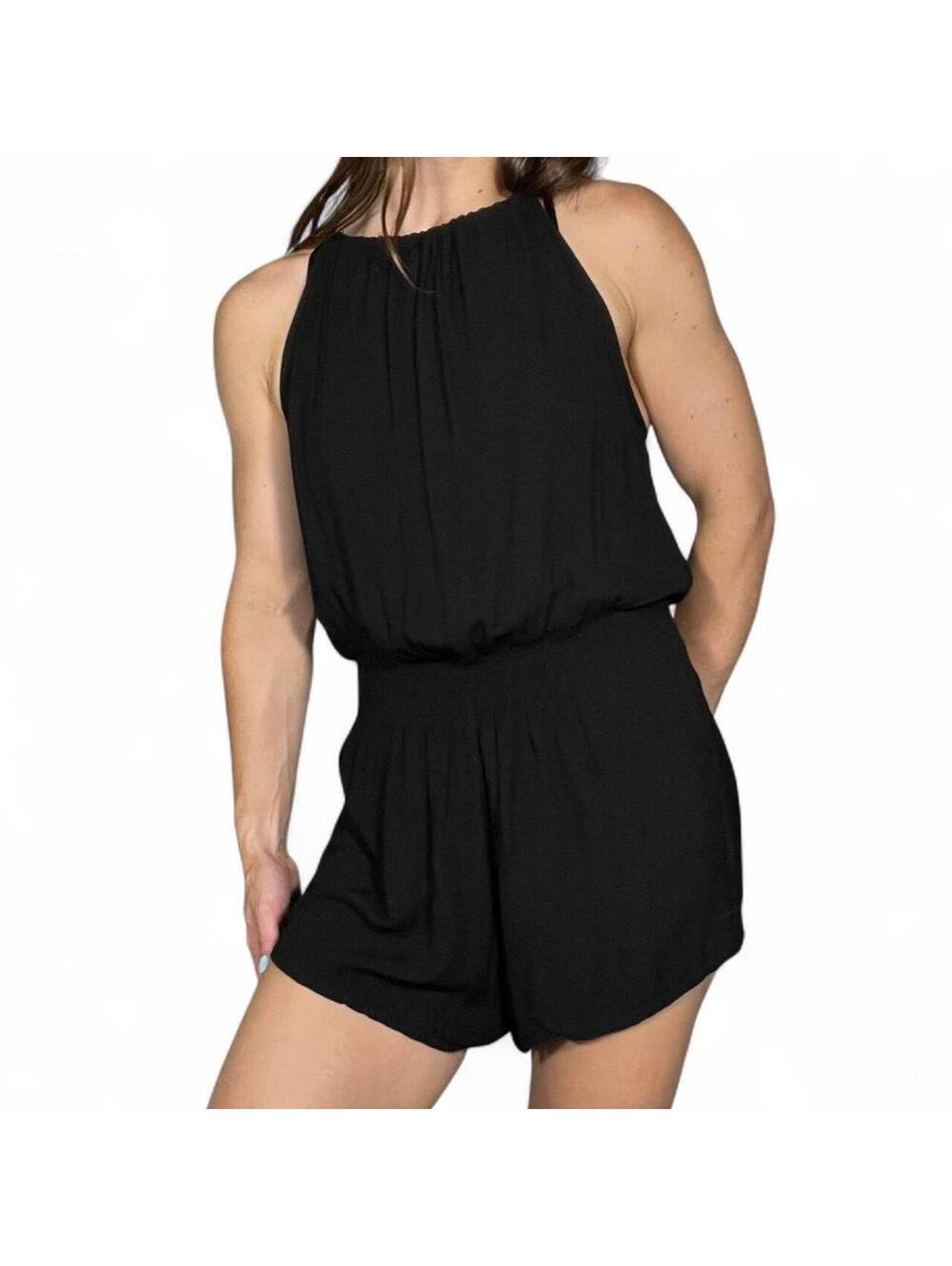 Brandy Melville Black Romper One Size